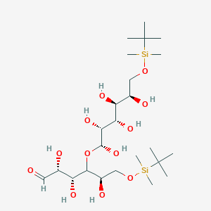 molecular formula C24H48O9Si2 B585518 6,6'-Di-O-(tert-butyldimethylsilyl)-D-lactal CAS No. 142800-37-1
