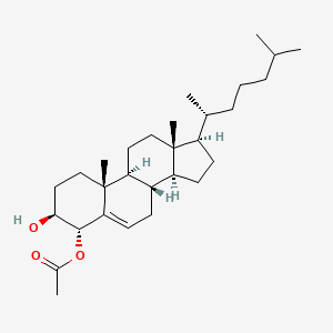 molecular formula C29H48O3 B585524 (3β,4α)-3-羟基胆固醇-5-烯-4-乙酸酯 CAS No. 2515-18-6