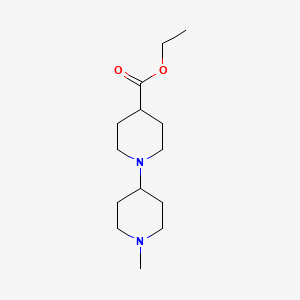 molecular formula C14H26N2O2 B5855260 ethyl 1'-methyl-1,4'-bipiperidine-4-carboxylate 