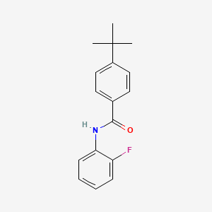 molecular formula C17H18FNO B5855288 4-tert-butyl-N-(2-fluorophenyl)benzamide CAS No. 312704-52-2