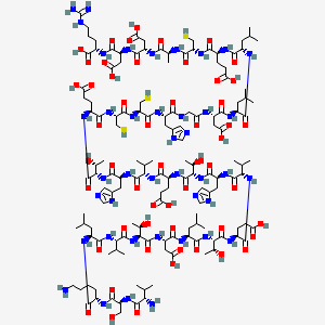 molecular formula C143H231N41O53S3 B585529 Albumin herborn CAS No. 149786-91-4