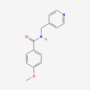 molecular formula C14H14N2O2 B5855437 4-methoxy-N-(4-pyridinylmethyl)benzamide CAS No. 63824-99-7