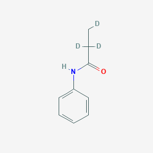 molecular formula C9H11NO B585561 N-苯基丙酰胺-d3 CAS No. 1346598-63-7