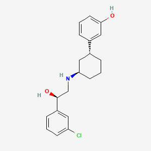 3-((1R,3R)-3-(((R)-2-(3-Chlorophenyl)-2-hydroxyethyl)amino)cyclohexyl)phenol