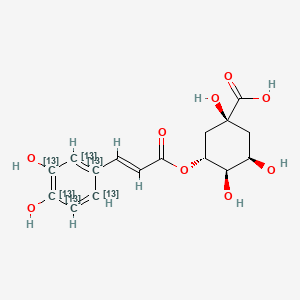 molecular formula C16H18O9 B585565 Chlorogenic Acid-13C6 CAS No. 1323443-06-6