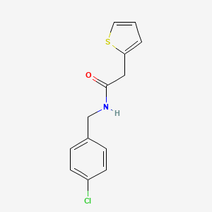 molecular formula C13H12ClNOS B5855658 N-(4-chlorobenzyl)-2-(2-thienyl)acetamide 