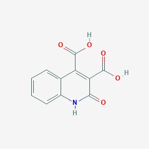 2-oxo-1,2-dihydro-3,4-quinolinedicarboxylic acid