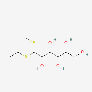 molecular formula C10H22O5S2 B5855800 6,6-bis(ethylthio)-1,2,3,4,5-hexanepentol CAS No. 6748-69-2