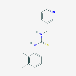 molecular formula C15H17N3S B5855805 N-(2,3-dimethylphenyl)-N'-(3-pyridinylmethyl)thiourea 