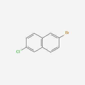 molecular formula C10H6BrCl B585581 2-Bromo-6-chloronaphthalene CAS No. 870822-84-7
