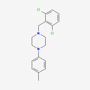 1-(2,6-dichlorobenzyl)-4-(4-methylphenyl)piperazine