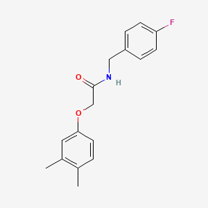 2-(3,4-dimethylphenoxy)-N-(4-fluorobenzyl)acetamide