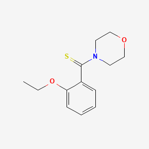 molecular formula C13H17NO2S B5855851 4-[(2-ethoxyphenyl)carbonothioyl]morpholine CAS No. 100609-54-9