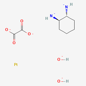 molecular formula C8H14N2O6Pt-6 B585586 Dihydroxy Oxaliplatin-Pt(IV) CAS No. 111321-67-6