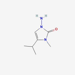 1-Amino-4-isopropyl-3-methyl-1H-imidazol-2(3H)-one