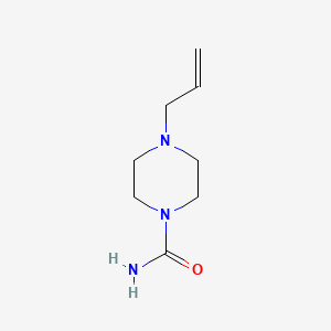 molecular formula C8H15N3O B585589 4-(Prop-2-en-1-yl)piperazine-1-carboxamide CAS No. 157459-51-3