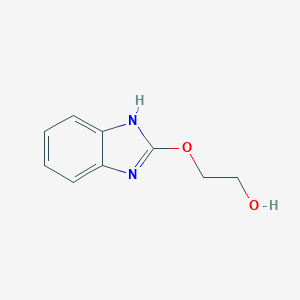 molecular formula C9H10N2O2 B058559 2-(1H-Benzimidazol-2-yloxy)ethanol CAS No. 124942-04-7