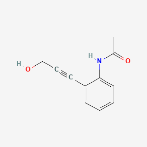 N-[2-(3-Hydroxy-1-propyn-1-yl)phenyl]acetamide