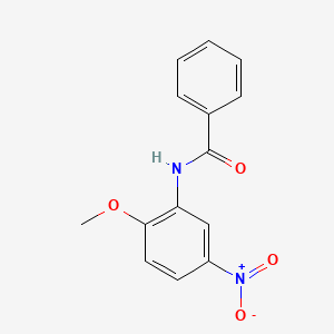 molecular formula C14H12N2O4 B5855960 N-(2-methoxy-5-nitrophenyl)benzamide CAS No. 34326-53-9