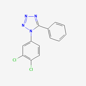molecular formula C13H8Cl2N4 B5856050 1-(3,4-dichlorophenyl)-5-phenyl-1H-tetrazole 