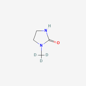 molecular formula C4H8N2O B585608 1-(Methyl-d3)-2-imidazolidinone CAS No. 1346599-87-8