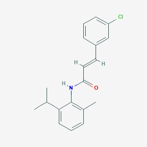 3-(3-chlorophenyl)-N-(2-isopropyl-6-methylphenyl)acrylamide