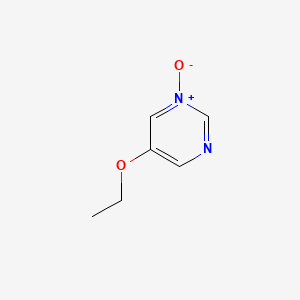 molecular formula C6H8N2O2 B585609 5-Ethoxypyrimidine N-oxide CAS No. 141101-44-2