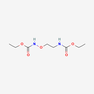 molecular formula C8H16N2O5 B585613 2-[(乙氧羰基)氨基]乙氧氨基甲酸乙酯 CAS No. 112844-39-0