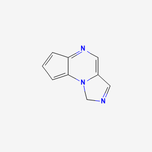 molecular formula C9H7N3 B585614 1H-Cyclopenta[e]imidazo[1,5-a]pyrazine CAS No. 154689-18-6