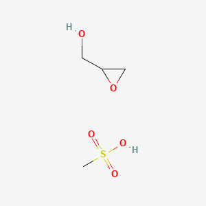 molecular formula C4H10O5S B585620 (S)-Oxiran-2-ylmethyl Methanesulfonate CAS No. 67800-62-8