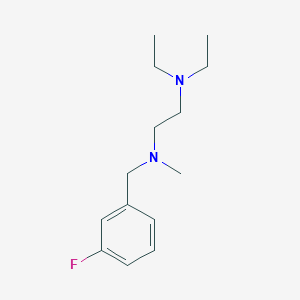 molecular formula C14H23FN2 B5856229 N,N-diethyl-N'-(3-fluorobenzyl)-N'-methyl-1,2-ethanediamine 