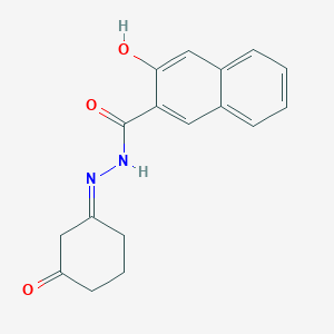 molecular formula C17H16N2O3 B5856259 3-hydroxy-N'-(3-oxocyclohexylidene)-2-naphthohydrazide 