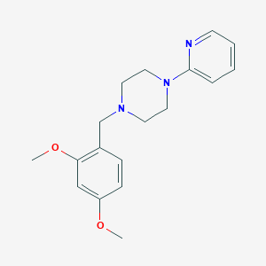 molecular formula C18H23N3O2 B5856273 1-(2,4-dimethoxybenzyl)-4-(2-pyridinyl)piperazine 