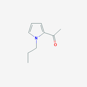 molecular formula C9H13NO B058563 1-Propyl-2-acetyl-1H-pyrrole CAS No. 121805-97-8