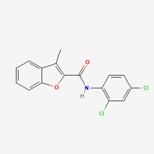 molecular formula C16H11Cl2NO2 B5856321 N-(2,4-dichlorophenyl)-3-methyl-1-benzofuran-2-carboxamide 