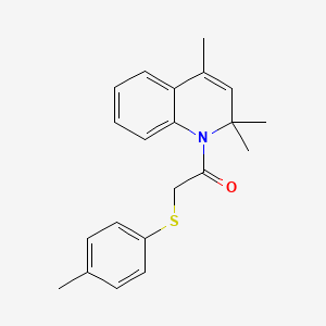 2,2,4-trimethyl-1-{[(4-methylphenyl)thio]acetyl}-1,2-dihydroquinoline
