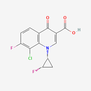 8-Chloro-7-fluoro-1-[(1R,2S)-2-fluorocyclopropyl]-4-oxoquinoline-3-carboxylic acid