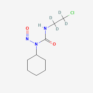 molecular formula C9H16ClN3O2 B585638 N-Denitroso-N'-nitroso Lomustine-d4 CAS No. 1346603-97-1
