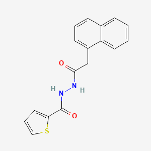 molecular formula C17H14N2O2S B5856402 N'-[2-(1-naphthyl)acetyl]-2-thiophenecarbohydrazide 