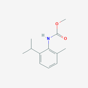 molecular formula C12H17NO2 B5856429 methyl (2-isopropyl-6-methylphenyl)carbamate 