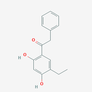 molecular formula C16H16O3 B5856623 1-(5-乙基-2,4-二羟基苯基)-2-苯基乙酮 CAS No. 96643-95-7
