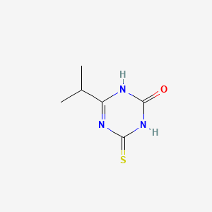 molecular formula C6H9N3OS B585663 4-Isopropyl-6-thioxo-5,6-dihydro-1,3,5-triazin-2(1H)-one CAS No. 147694-35-7