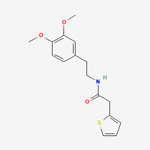 molecular formula C16H19NO3S B5856655 N-[2-(3,4-dimethoxyphenyl)ethyl]-2-(2-thienyl)acetamide 