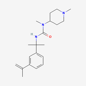 molecular formula C20H31N3O B5856665 N'-[1-(3-isopropenylphenyl)-1-methylethyl]-N-methyl-N-(1-methyl-4-piperidinyl)urea 