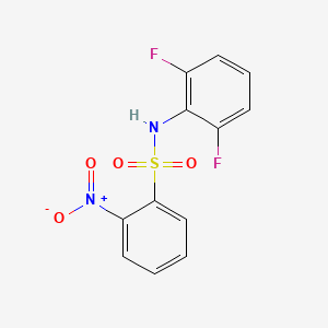 N-(2,6-difluorophenyl)-2-nitrobenzenesulfonamide