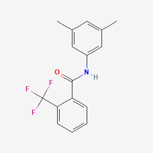 molecular formula C16H14F3NO B5856729 N-(3,5-dimethylphenyl)-2-(trifluoromethyl)benzamide 