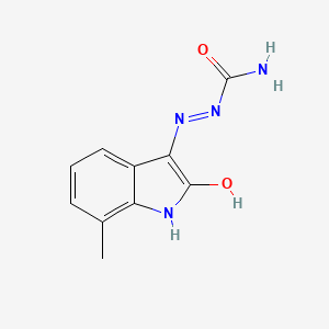7-methyl-1H-indole-2,3-dione 3-semicarbazone