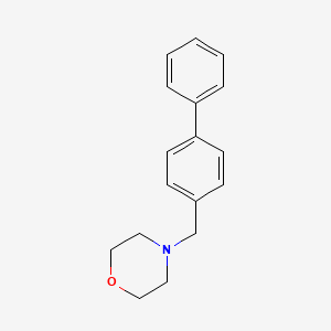 molecular formula C17H19NO B5856759 4-(4-biphenylylmethyl)morpholine 
