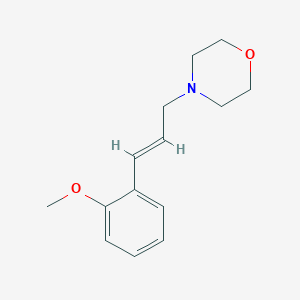 molecular formula C14H19NO2 B5856763 4-[3-(2-methoxyphenyl)-2-propen-1-yl]morpholine 
