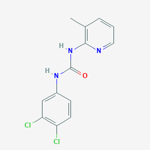 molecular formula C13H11Cl2N3O B5856795 N-(3,4-dichlorophenyl)-N'-(3-methyl-2-pyridinyl)urea 